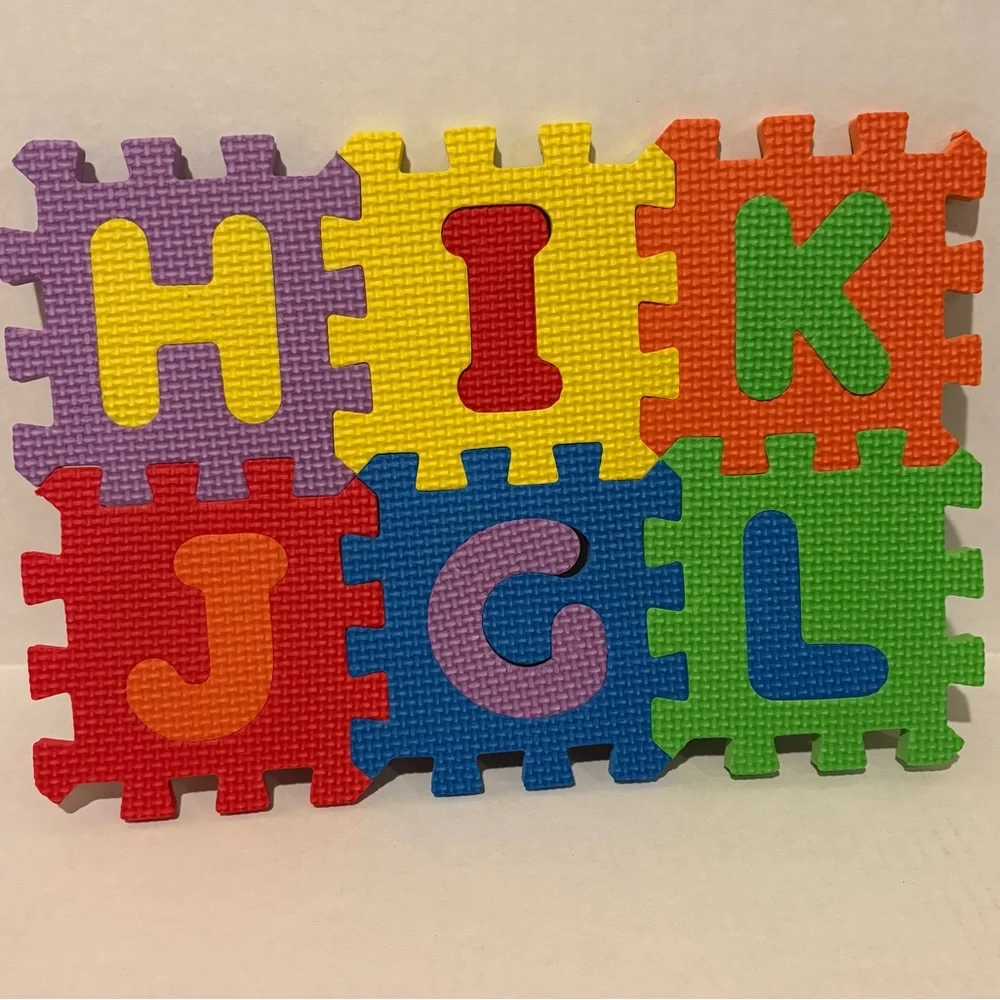 Colorful Alphabet Puzzle Mat for Kids